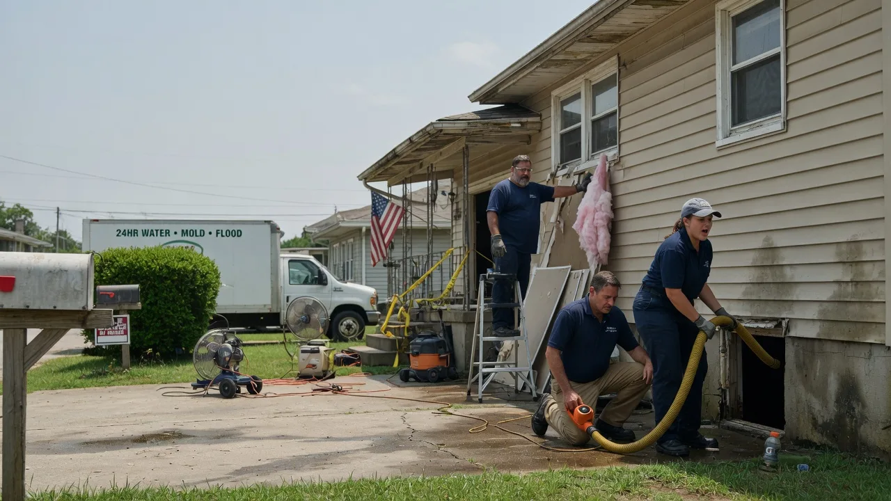 Water Damage Repair in Saint Benedict, LA near me